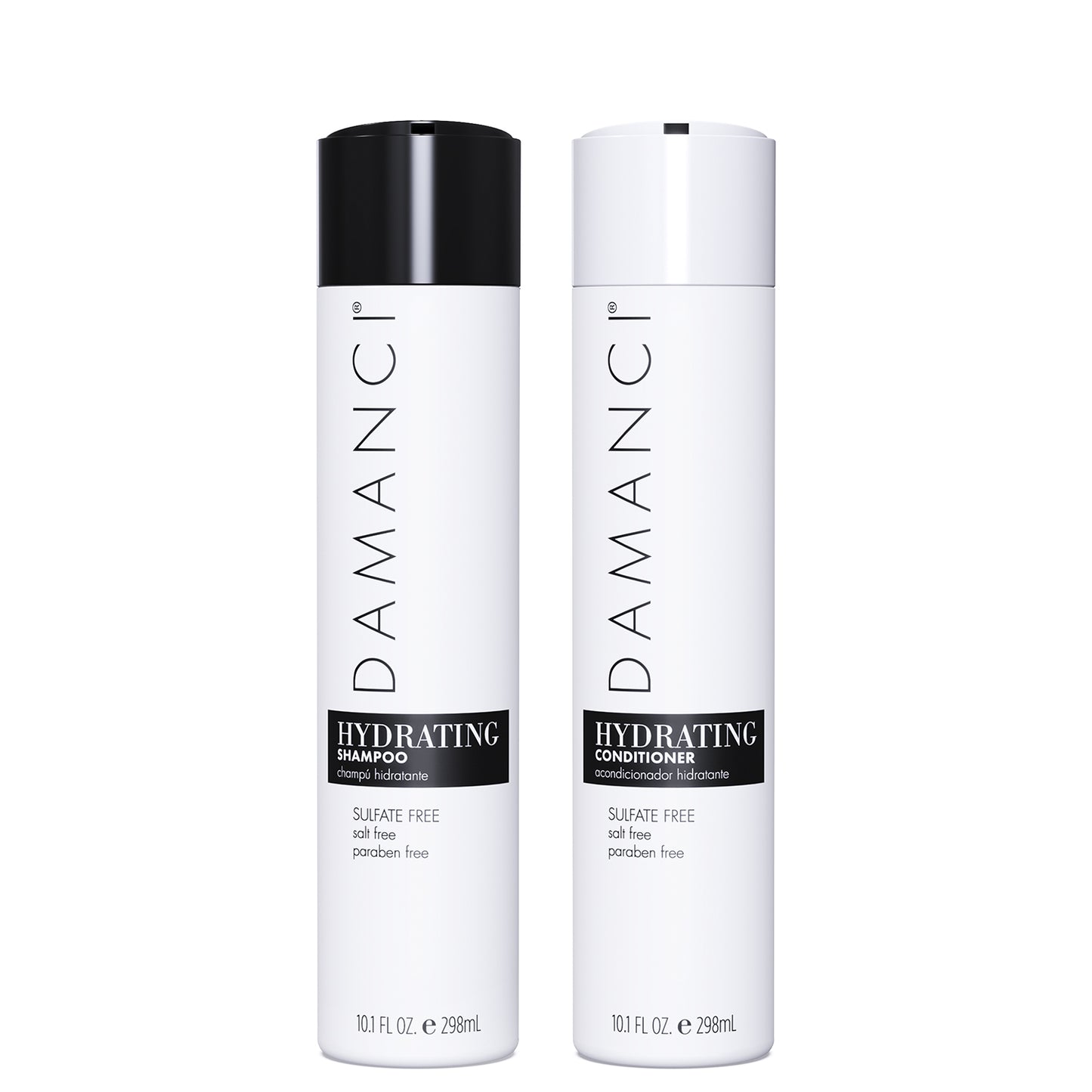Hydrating Shampoo & Conditioner Duo – Sulfate-Free | Frizz Control | Collagen & Keratin